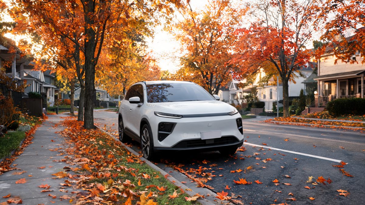 Voiture prête à prendre la route